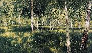 Isaac Levitan Birch Forest France oil painting artist
